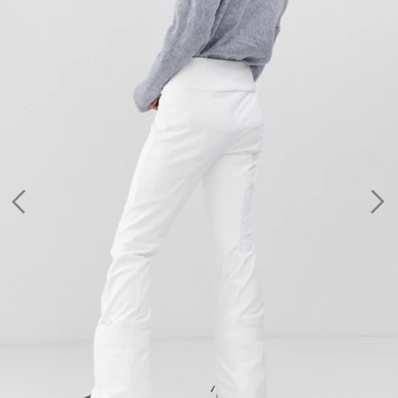 North Face Snoga White Ski Winter Pants 
